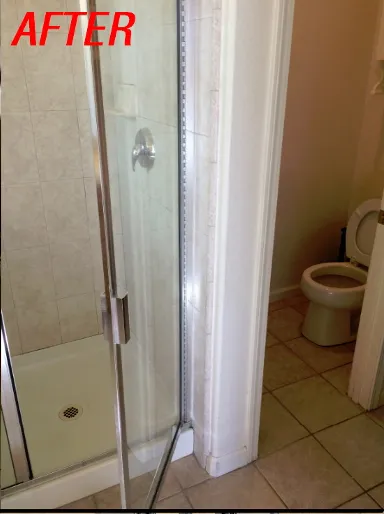 Restroom deep clean — after