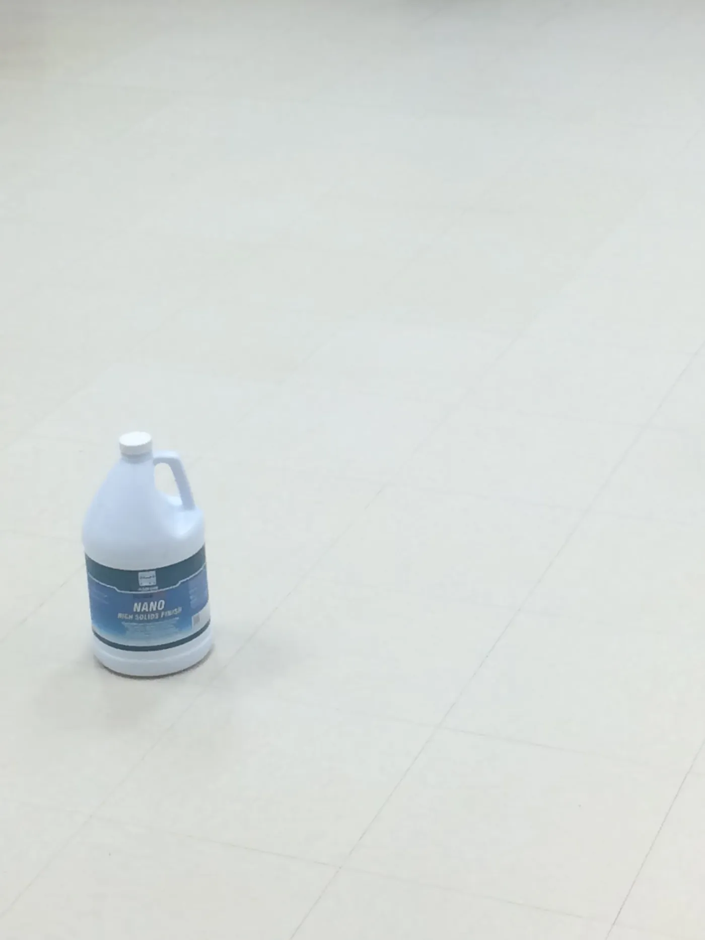 Finished tile floor